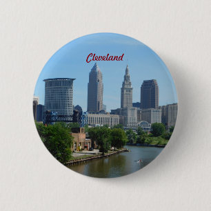 Cleveland OH Riverside Button