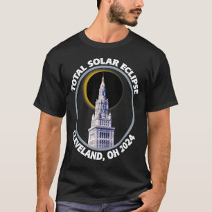Cleveland Ohio 2024 Total Solar Eclipse Path Of To T-Shirt