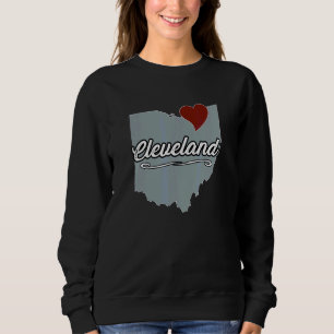 CLEVELAND Ohio C town OH City State USA Cute Sou Sweatshirt
