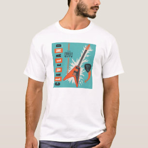 Cleveland Ohio Electric Guitar T-Shirt