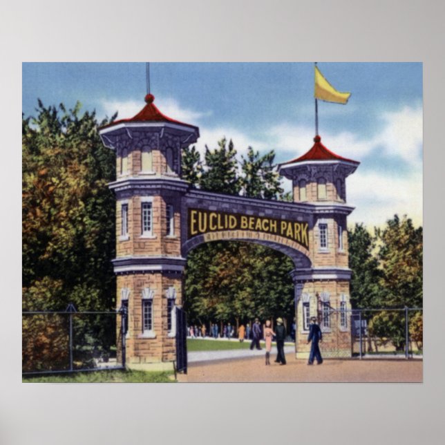 Cleveland Ohio Euclid Beach Park Poster (Front)