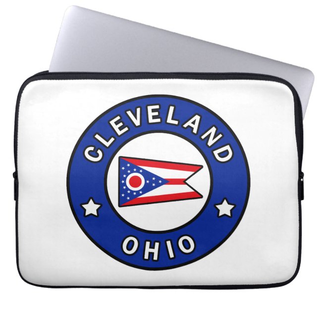 Cleveland Ohio Laptop Sleeve (Front)