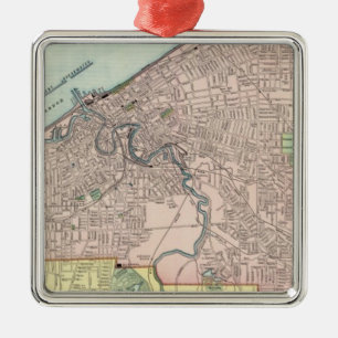 Cleveland, Ohio Metal Ornament