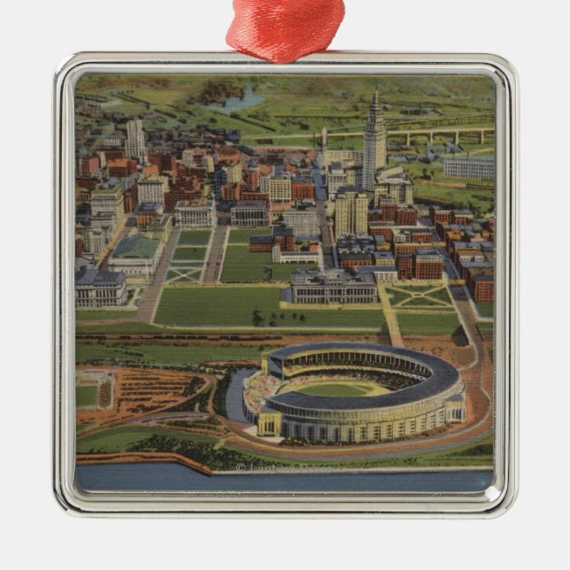 Cleveland, Ohio - Municipal Metal Tree Decoration (Front)