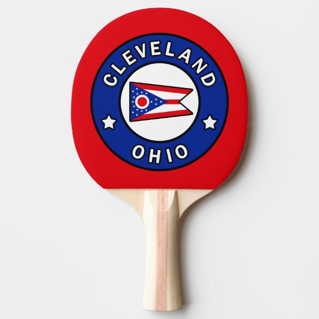 Cleveland Ohio Ping Pong Paddle (Front)
