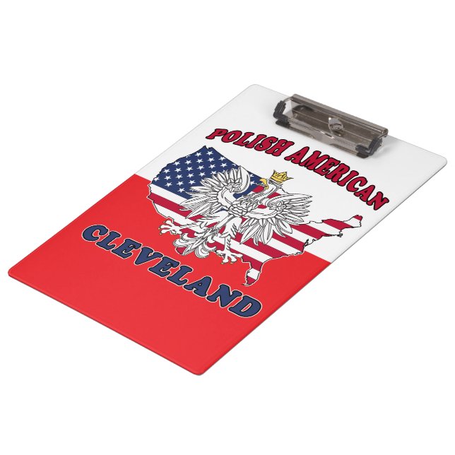 Cleveland Ohio Polish Clipboard (Angled)