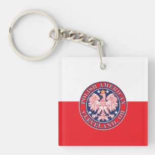 Cleveland Ohio Polish Key Ring