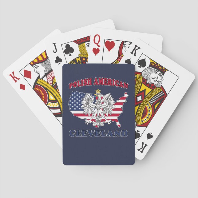 Cleveland Ohio Polish Playing Cards (Back)