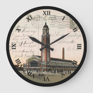 Cleveland Ohio Post Card Clock - West Side Market