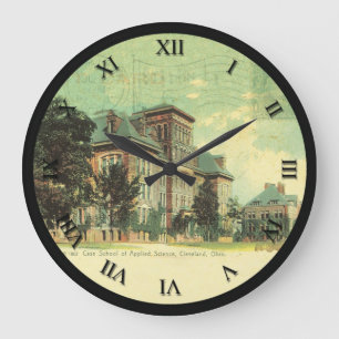 Cleveland Ohio PostCard Clock  Case School Science