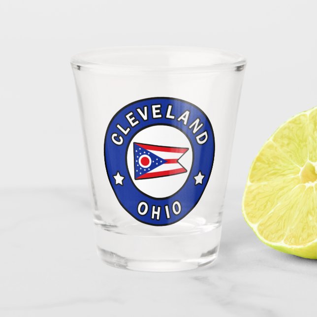Cleveland Ohio Shot Glass (Front)