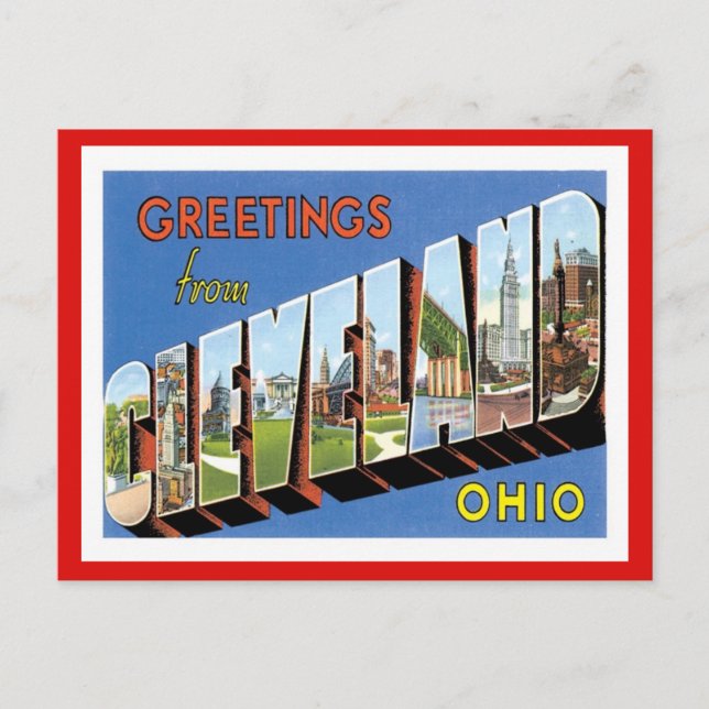 Cleveland Ohio US City Postcard (Front)