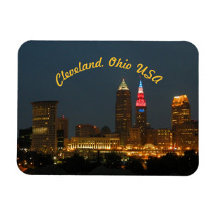 Cleveland Ohio USA (Curve) Magnet