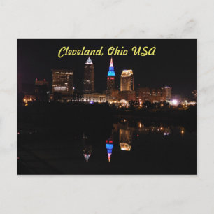 Cleveland, Ohio USA (River Reflection) Postcard