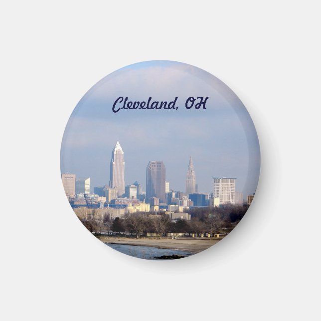 Cleveland, Ohio View (Edgewater)Magnet Magnet (Front)