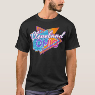 Cleveland Ohio Vintage Retro Throwback T-Shirt
