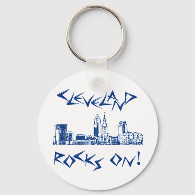 Cleveland Rocks! Key Ring (Front)