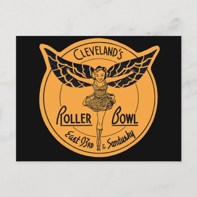 Cleveland Roller Bowl Postcard (Front)