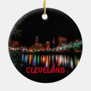 Cleveland Scenic Christmas Ornament