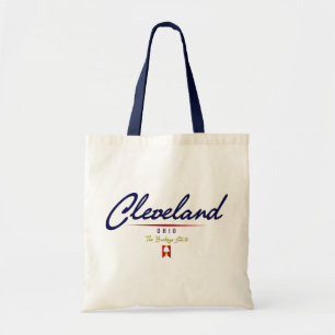 Cleveland Script Tote Bag