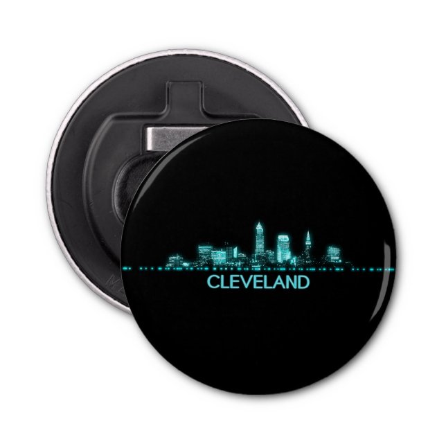 Cleveland Skyline Bottle Opener (Front)