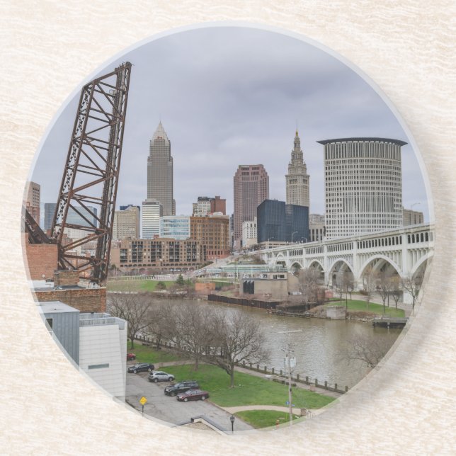 Cleveland Skyline Coaster (Front)