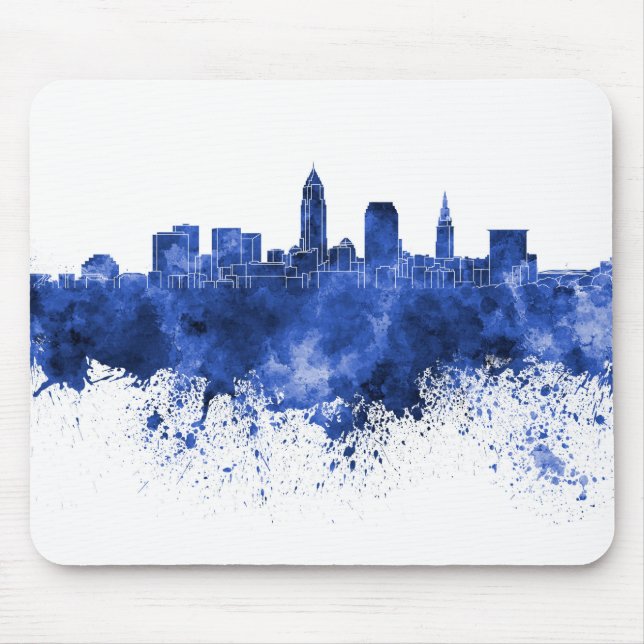 Cleveland skyline mouse pad (Front)
