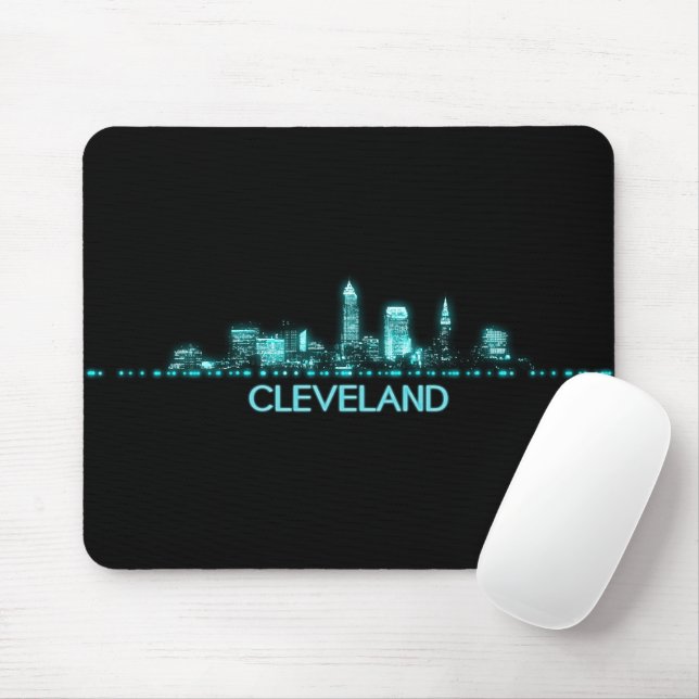 Cleveland Skyline Mouse Pad (With Mouse)