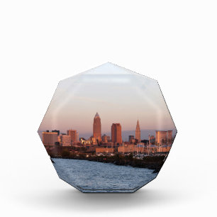 Cleveland Skyline Scene Photo Block