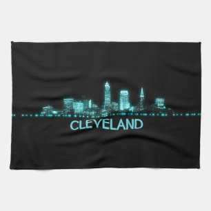 Cleveland Skyline Tea Towel