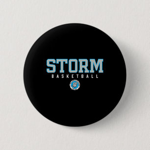 Cleveland Storm Logo Sketll Hs 1 6 Cm Round Badge