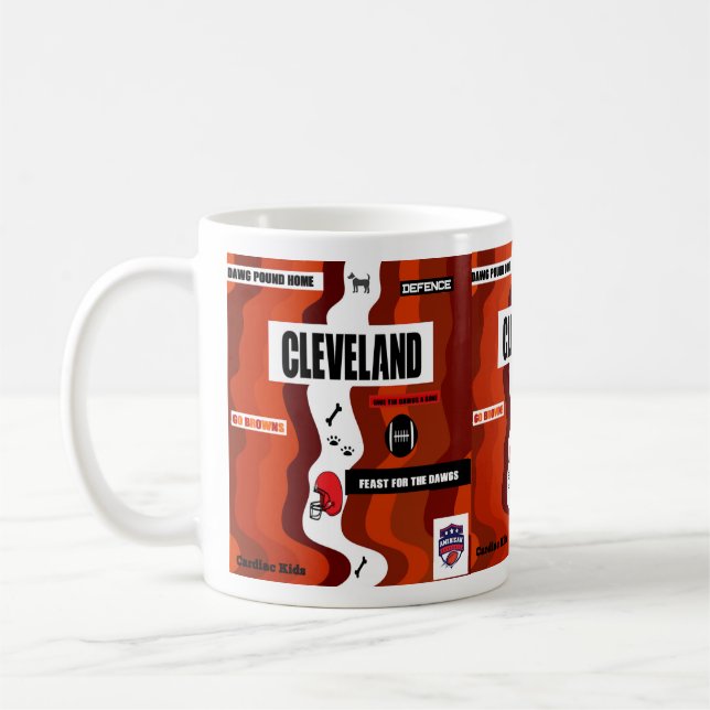 Cleveland Team design mug (Left)