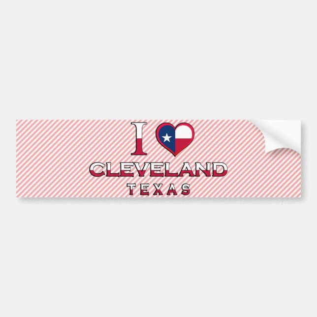 Cleveland, Texas Bumper Sticker (Front)
