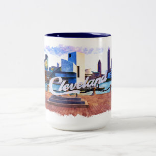 Cleveland Two-Tone coffee mug