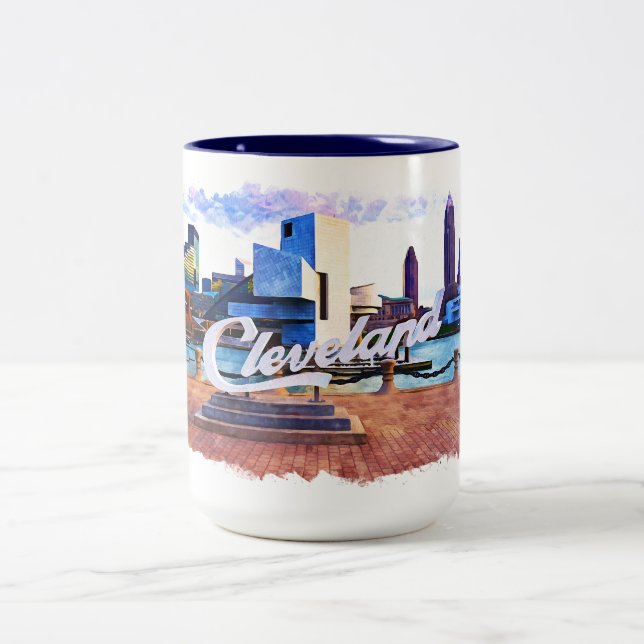 Cleveland  Two-Tone coffee mug (Center)