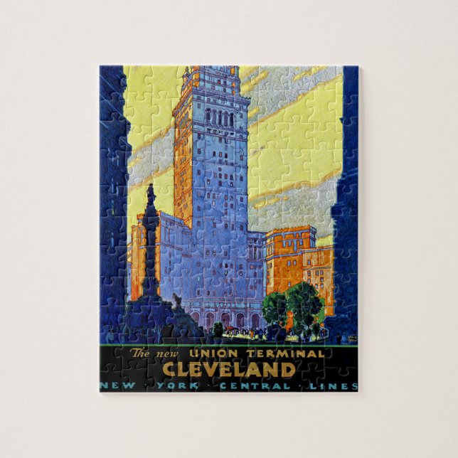 Cleveland Union Terminal Jigsaw Puzzle (Vertical)