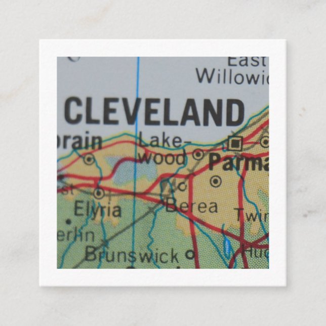 Cleveland We've Moved New Address Card (Front)