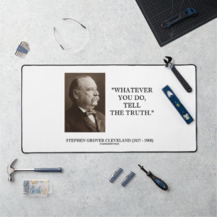 Cleveland Whatever You Do, Tell The Truth Desk Mat