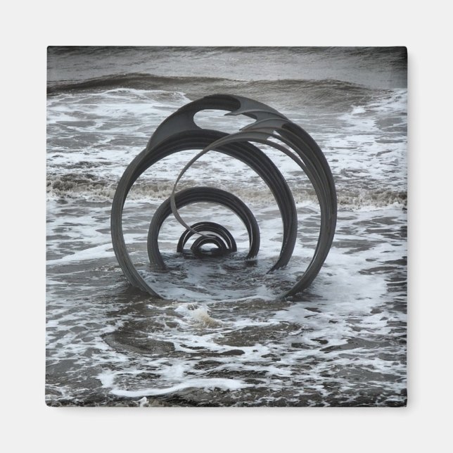 Cleveleys Sea Shell Magnet (Front)