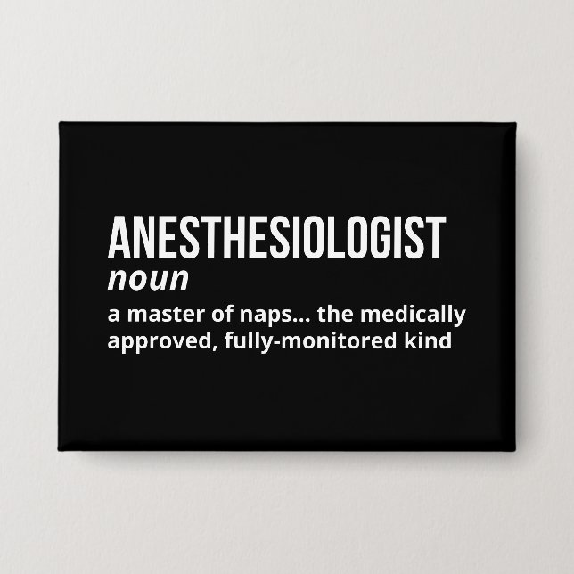 Clever Anaesthesiologist Definition (Front)