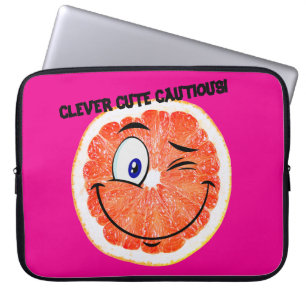 CLEVER CUTE CAUTIOUS Laptop Sleeve! Sleeve