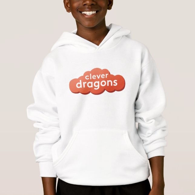 Clever Dragons Sweatshirt with Personalisation (Front)