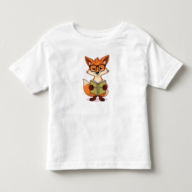 Clever Fox Toddler T-Shirt (Front)