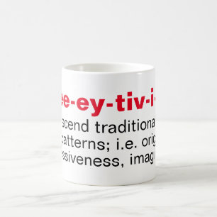 Clever [ kree-ey-tiv-i-tee] Coffee Mug