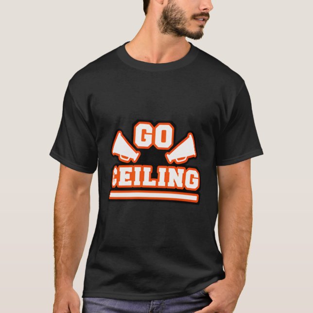 Clever Pun Easy Halloween Ceiling Fan T-Shirt (Front)