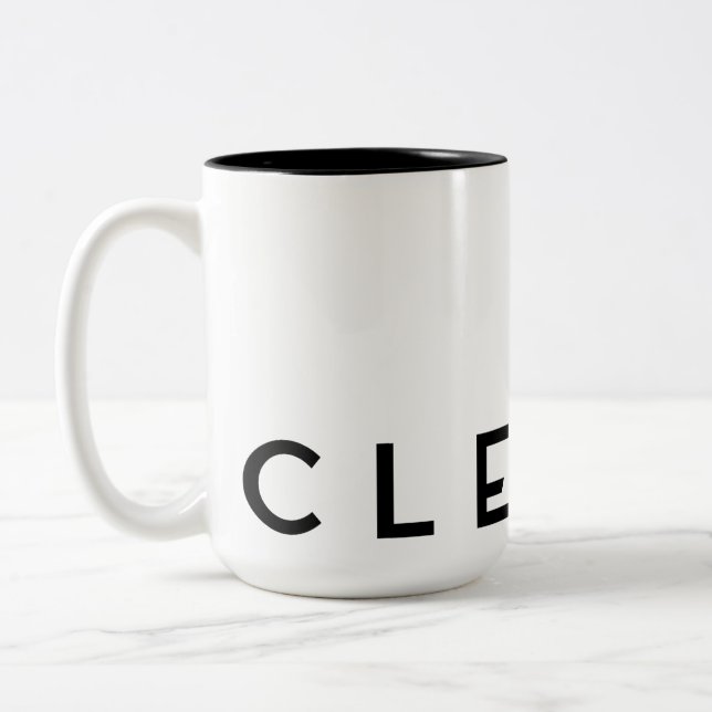 CLEVER’s ‘Fuel Mug’ Two-Tone Coffee Mug (Left)