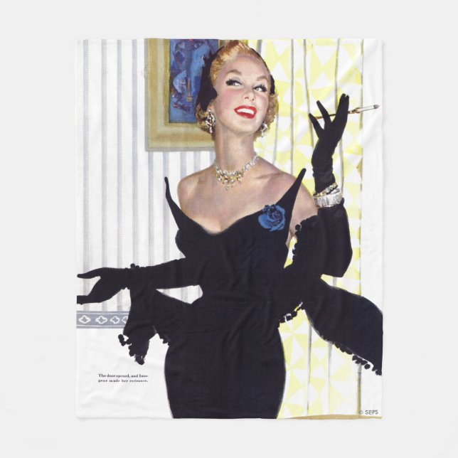 Clever Women Are Dangerous Too Fleece Blanket (Front)