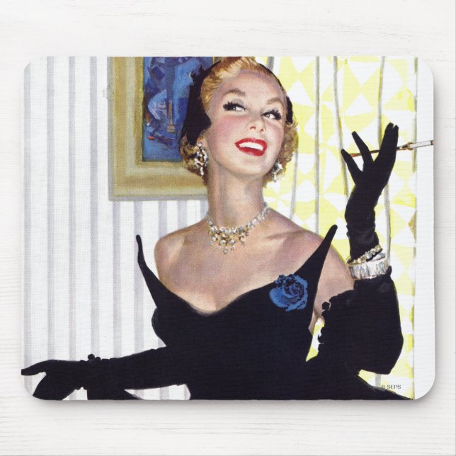 Clever Women Are Dangerous Too Mouse Pad (Front)