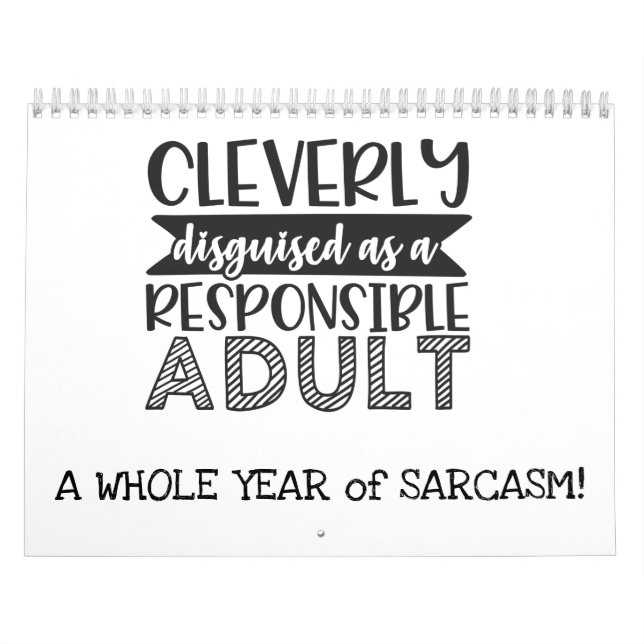 Cleverly Disguised as an Adult Calendar (Cover)