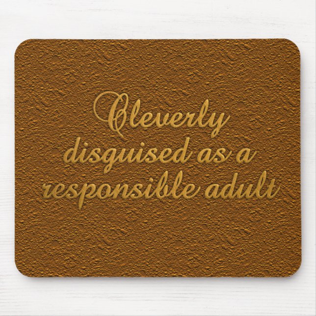 Cleverly Disguised mousepad (Front)